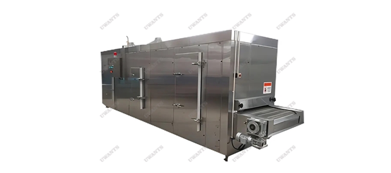 Fluidized freezing machine