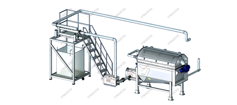 Semi automatic starch separator